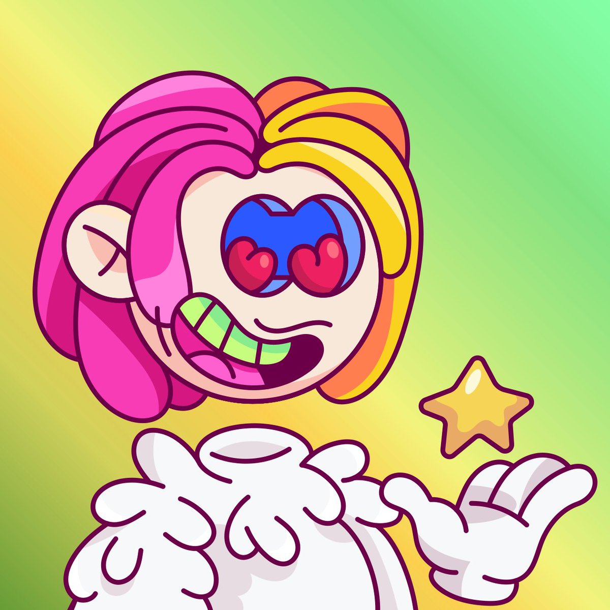 Clevertoons's tweet photo. Clevertoons lady is here wishing you a great week. 🫶

#NFTs #Simtoons #nftcollector #NFTProject  #NFTdrop  #NFTartists https://t.co/zlulPvvkg6
