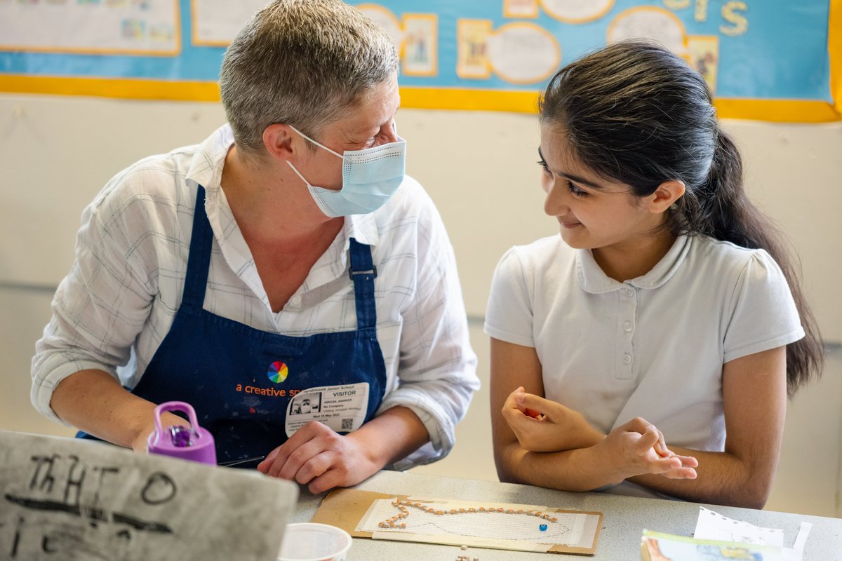 MosaicAssoc's tweet photo. Creativity in progress! 

The students of Batley and Birstall are creating extraordinary artwork for this year's Change project. 

From woven soundwaves to awe-inspiring paper sculptures, their creativity knows no bounds!  

Watch this space for exhibition dates!

#YoungArtists https://t.co/zLzXbdBEjq