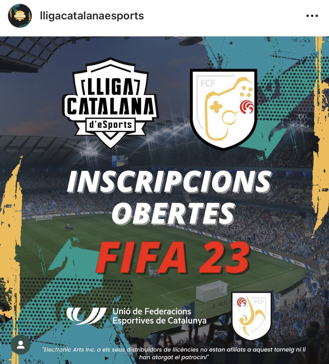ACLesports_'s tweet photo. 🟡BUSCAMOS JUGADOR FIFA23⚫️

Estamos buscando 1 jugador/a de #FIFA23 para poder competir con nosotros en el torneo que organiza @Lligaesportscat junto @FCF_CAT ⚽️ 

🚨Requisito:  

- Residir en Barcelona / Alrededores

⬇️ Si estás interesad@ o conoces a alguien escríbenos ⬇️ https://t.co/3wRoHdWMSb