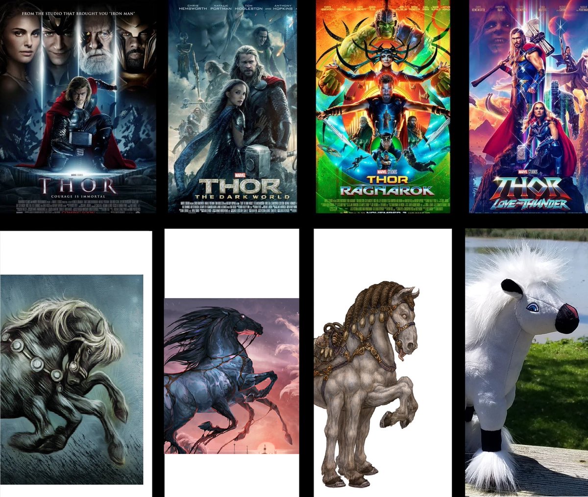 The Thor movie journey: They are all good films just different. They all made money and have positive audience scores. Only on the Twit do they catch hate. 
#Thor #TheDarkWorld #Ragnarok #LoveandThunder
#Sleipnir