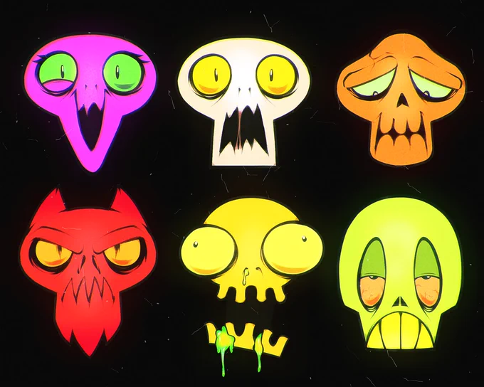 just designed a bunch of bone heads