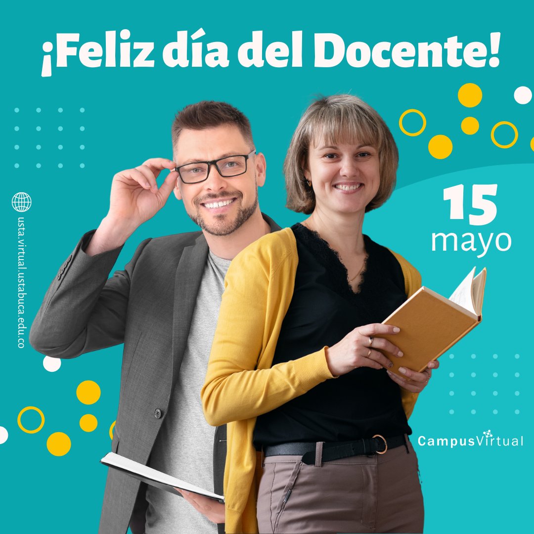 cvirtualbga's tweet photo. ¡Feliz #DíadelMaestro!👩‍🏫

"Enseñar es dejar una huella en la vida de una persona" ✍🏼✨ Juan Manuel Cortés

¡Gracias por todo su trabajo, entrega e inspiración! 💡📚👨🏽‍🏫 https://t.co/ExNcKZEvKQ