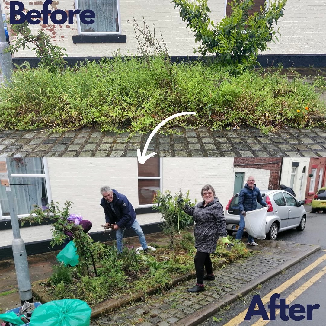 ChesterFoE's tweet photo. ๐ธ A few before and after shots from our action day in Newtown last week with Christ Church. Big thank you to all the volunteers who braved the rain and to @EcoCommunities_ for use of their fab litter pick hub #BigHelpOut #10xGreener https://t.co/LD4kxcCBMY