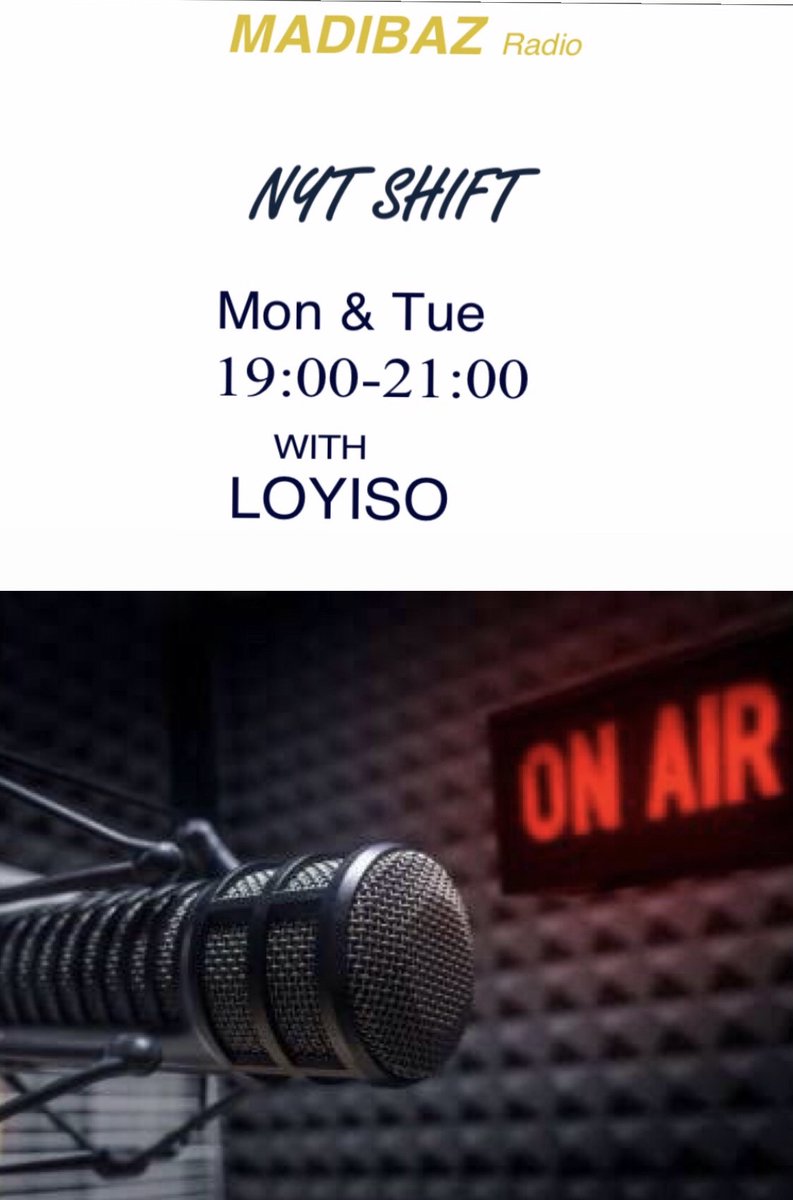 MadibazRadio's tweet photo. It is now time for #NytShiftWithLoyiso... Do tune in via our mobile app or streaming link in bio.
βοΈ - 041 583 1985
π· - 069 885 3970
@_Loyiso_
#NytShift
#MadibazRadio https://t.co/eLCDn60yT7