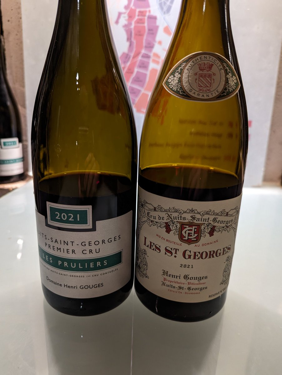 GregoryPatriat's tweet photo. Les 2 meilleurs 1 er crus de Nuits-saint-georges Henri Gouges en 2021 #bourgogne #excellents une touche de classe en plus pour les St Georges ! https://t.co/zMTpbwvZLf