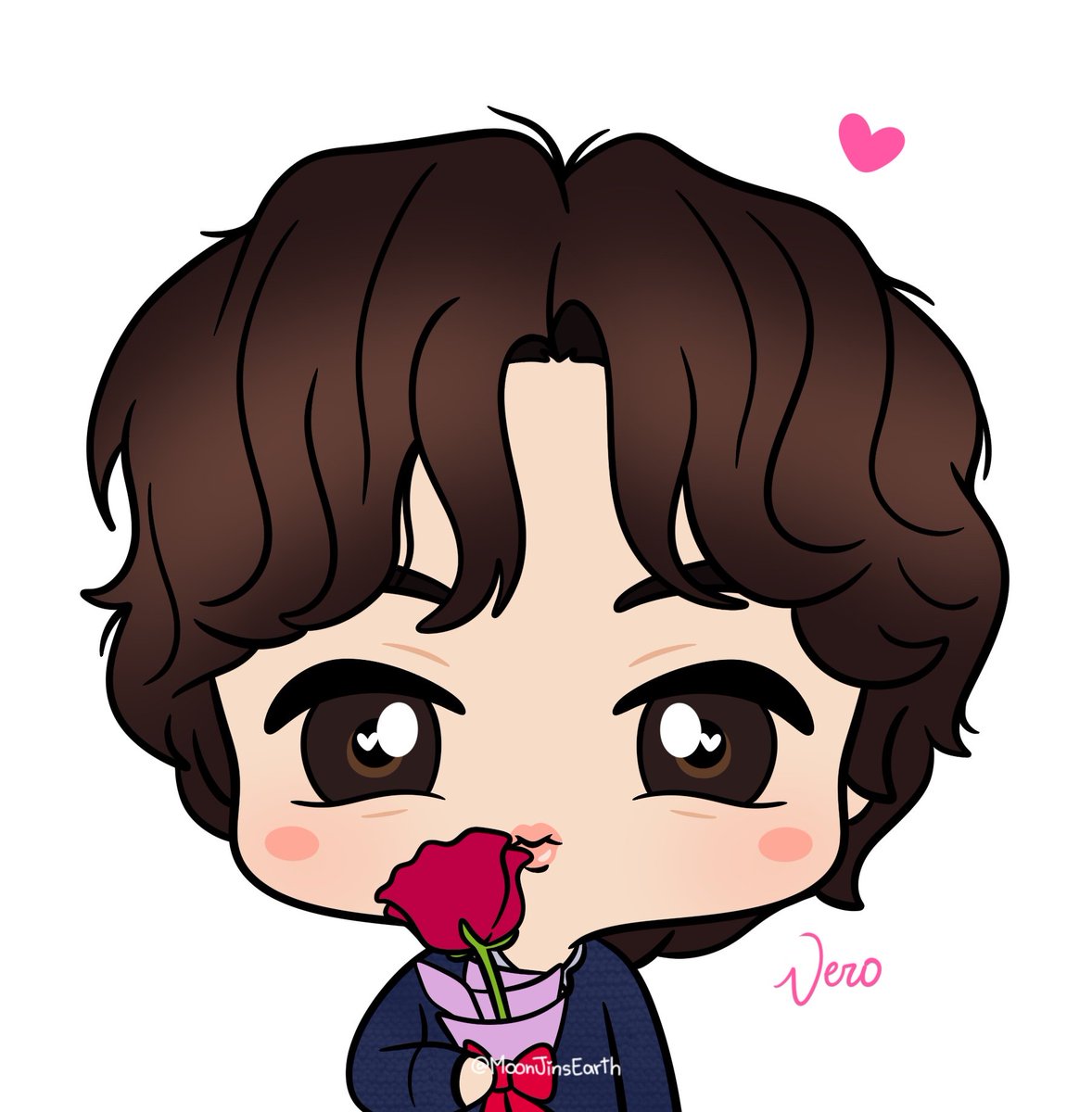 🌹💋💜 #Jin #Seokjin #bts #방탄소년단 #진 #WorldwideHandsome #RoseDay #kiss ⏳-394