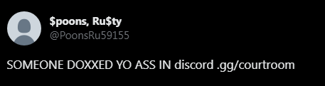 uh oh guys I was doxxed :c