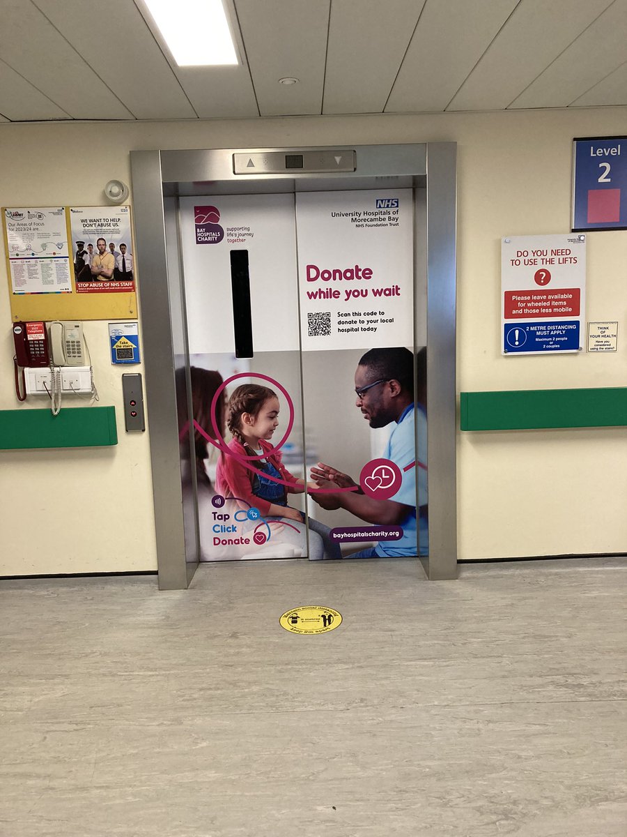 Great to see <a href="/UHMBT/">MorecambeBayNHSTrust</a> supporting #organdonation <a href="/BarryRigg/">Barry Rigg 🌻</a> 💕💕💕