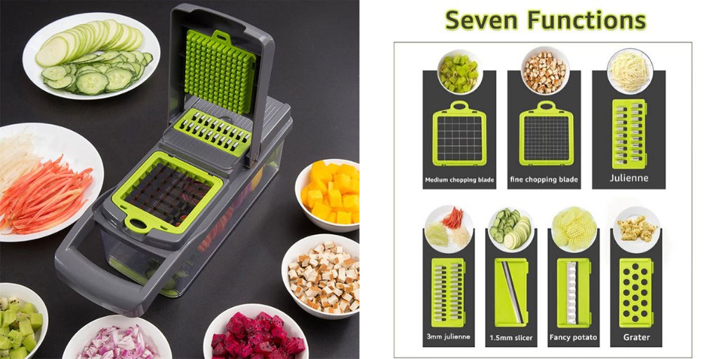 ✨ Prepare your favorite meals with no hassle with the Easy Vegetable Cutter! Durable and Easy to clean! 😍

👉 shop.gazibo.com/2587
 
#kitchengadget