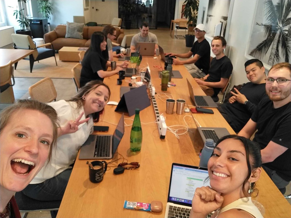 We had the best time last week! 🤩

Several of our (usually #remote) #team members had the opportunity to get together in #NYC &amp; collaborate in person. 🗽

Every time we get together there is no absence of laughter 😂 — looking forward to the next meetup!  🤗

#remotework #wfh