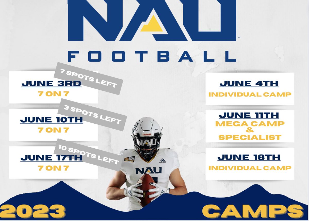 LIMITED SPOTS REMAINING❕❕

chrisballfootballcamps.totalcamps.com/About%20Us