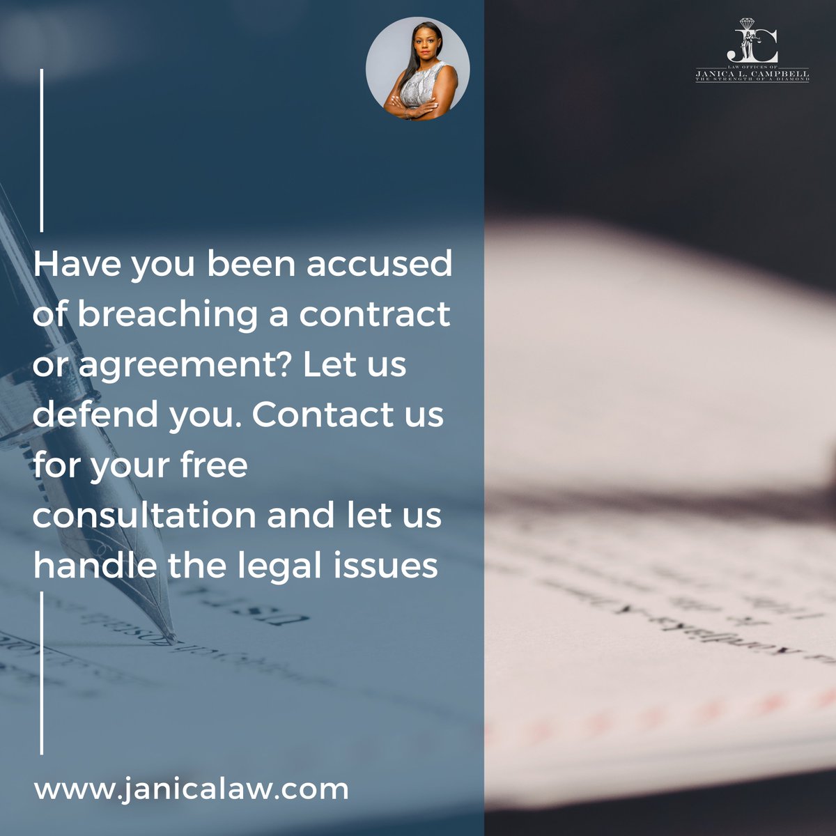 🔒💼 Have you been accused of breaching a contract or agreement? Let us defend you. 🛡️💪
.
👉 𝐕𝐢𝐬𝐢𝐭 𝐍𝐨𝐰, 𝐋𝐢𝐧𝐤 𝐈𝐧 𝐁𝐢𝐨.
👉 𝑭𝒐𝒓 𝑴𝒐𝒓𝒆, 𝑭𝒐𝒍𝒍𝒐𝒘 @janica_law
.
#LegalDefense #ContractDisputes #LegalConsultation #BreachOfContract #LegalSupport #LegalAdvice