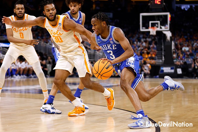 BlueDevilNation's tweet photo. UNFINISHED BUSINESS FOR JEREMY ROACH - The return of Jeremy Roach to Durham gives Duke one of the deepest backcourts in the nation.

Roach who declared for the NBA Draft has some unfinished business in Durham.  His return gives Duke a player who has been through the wars and one who played his best ball down the stretch a season ago.

In his return tweet is a picture of a place for a sixth national championship banner.  Roach will also be regarded as a leader where he served as captain a season ago.

Duke will be loaded at the guard spot allowing them to wear some backcourts down this coming season.  A stellar freshmen crop and the return of four starters will surely make Duke a national title contender.