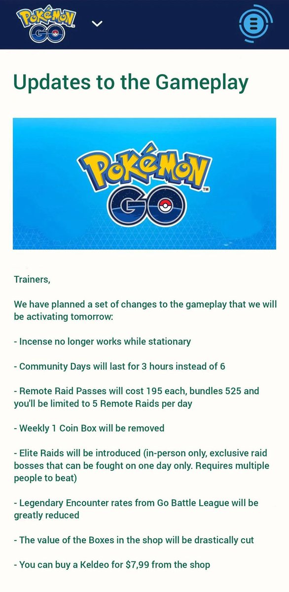 <a href="/PokemonGoApp/">Pokémon GO</a> Nice to know the dates. Also #HearUsNiantic