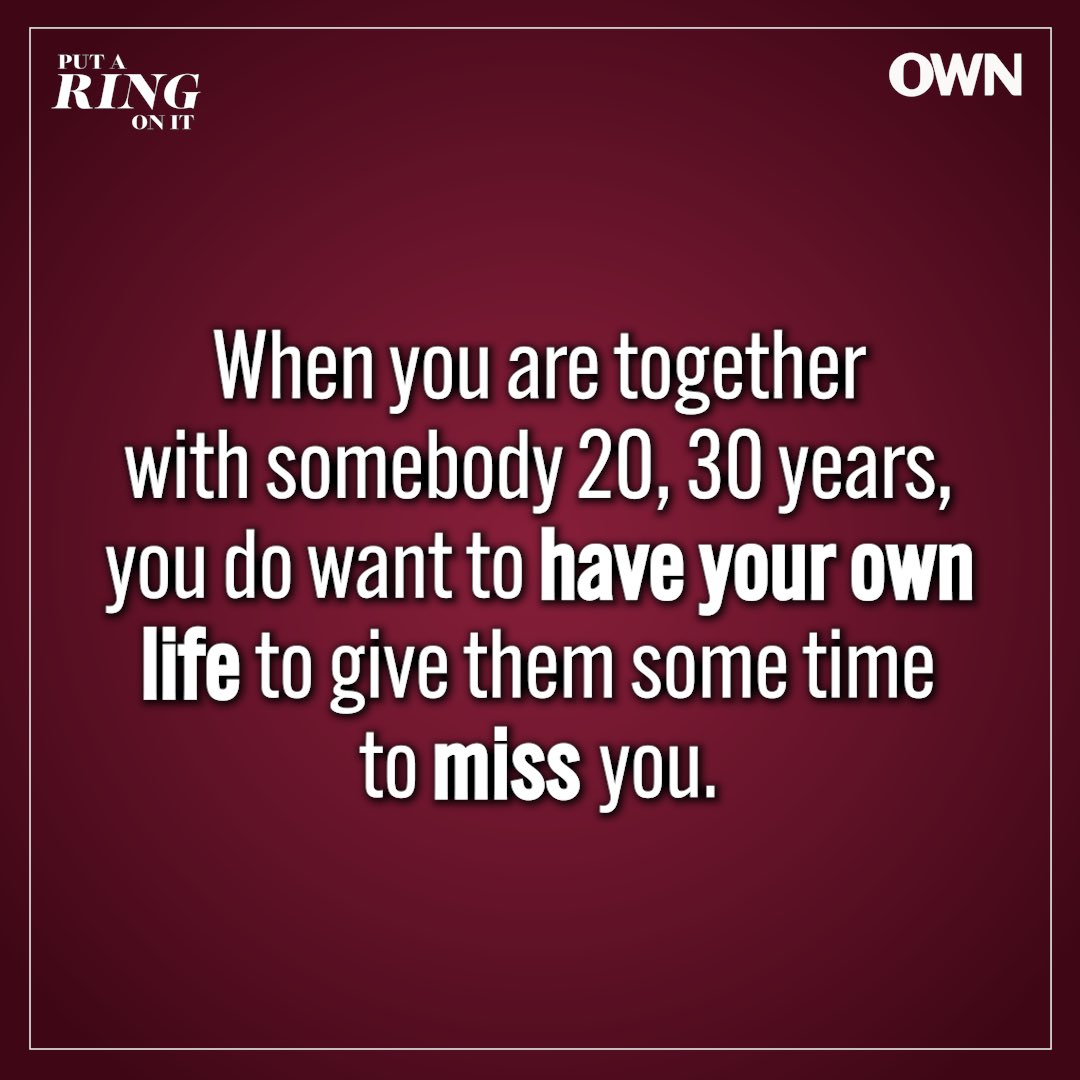OWNTV's tweet photo. Are you working through your relationship problems or are you avoiding them? @Justdategirl is letting us know to let go of f.e.a.r 👏🏾 #PutARingOnIt https://t.co/vucFv4DNyY