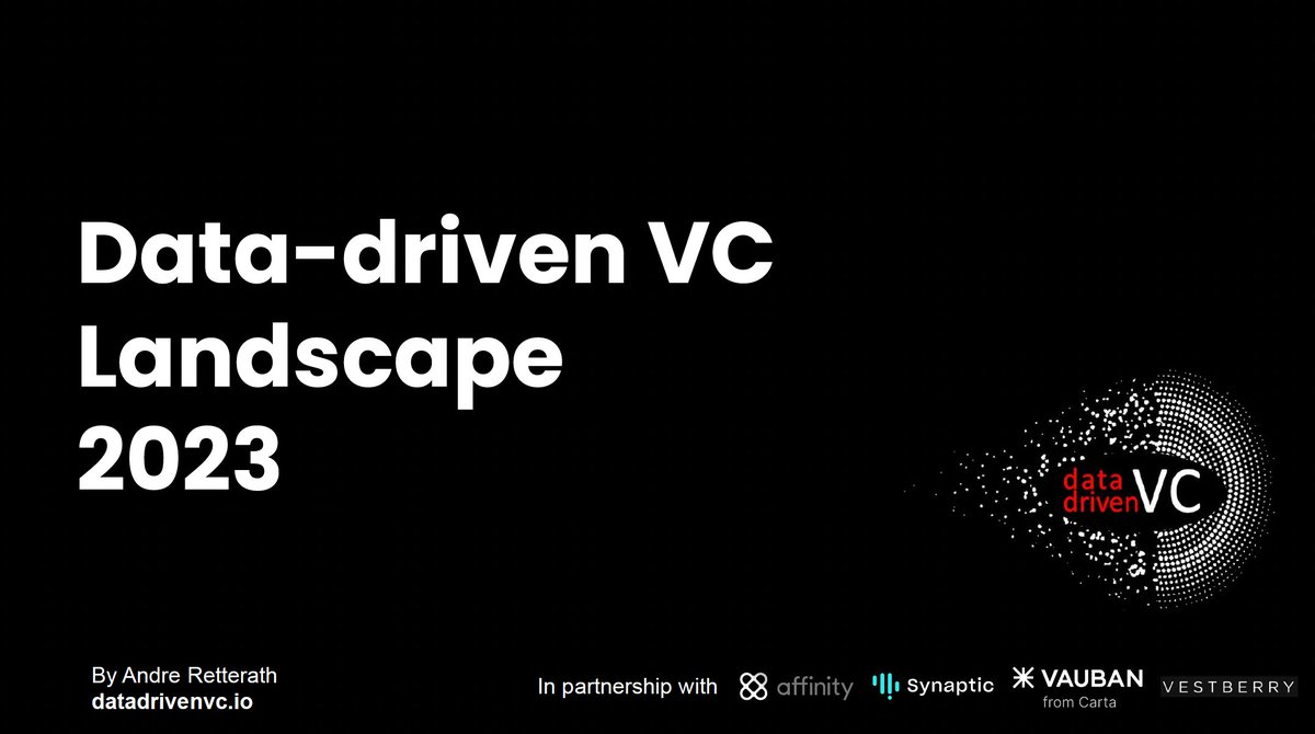 SpecterHQ's tweet photo. Big shoutout to @AndreRetterath for featuring @SpecterHQ in his 'Data-Driven VC Landscape' report! 🙌 So much to unpack about how data &amp; AI are transforming the VC industry. Buckle up for some insights! 🚀 1/10 https://t.co/Rld8xlGT5u