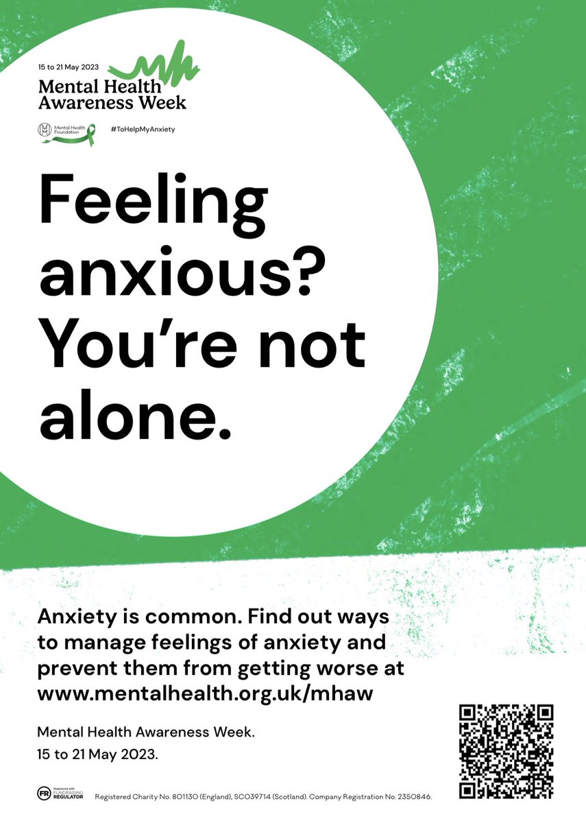 #MentalHealthAwarenessWeek 
#MentalHealthAwareness
