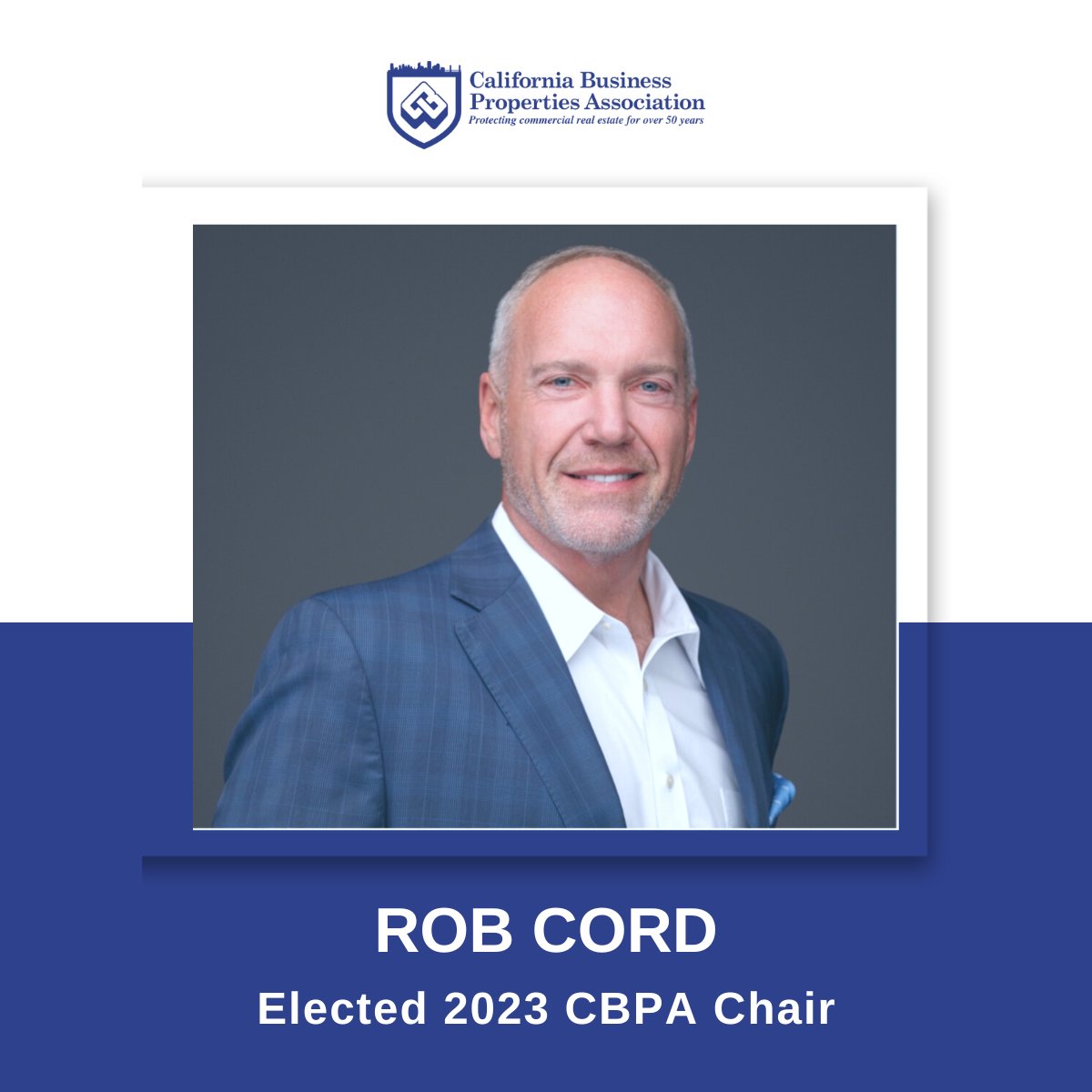 Congratulations to Rob Cord, the newly elected Chair of CBPA's Board of Directors! Cord's background includes over 40 years in commercial real estate, 30 years as a CBPA member, and 20 years as a board member. Learn more about Rob Cord here: cbpa.com/rcord