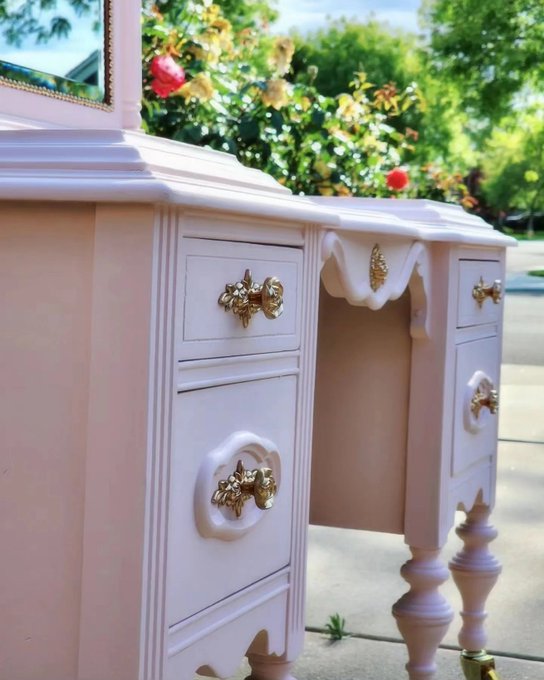 I brought this diamond in the rough back to life! Added a mirror and new hardware. Smoothed out the dips<a href="/tag/nfts"class="tags"><span>#nfts</span></a><a href="/tag/nftcollectors"class="tags"><span>#nftcollectors</span></a><a href="/tag/nftdrop"class="tags"><span>#nftdrop</span></a><a href="/tag/nftcollector"class="tags"><span>#nftcollector</span></a>