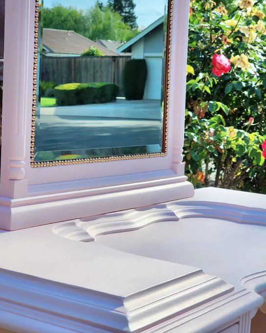 I brought this diamond in the rough back to life! Added a mirror and new hardware. Smoothed out the dips<a href="/tag/nfts"class="tags"><span>#nfts</span></a><a href="/tag/nftcollectors"class="tags"><span>#nftcollectors</span></a><a href="/tag/nftdrop"class="tags"><span>#nftdrop</span></a><a href="/tag/nftcollector"class="tags"><span>#nftcollector</span></a>