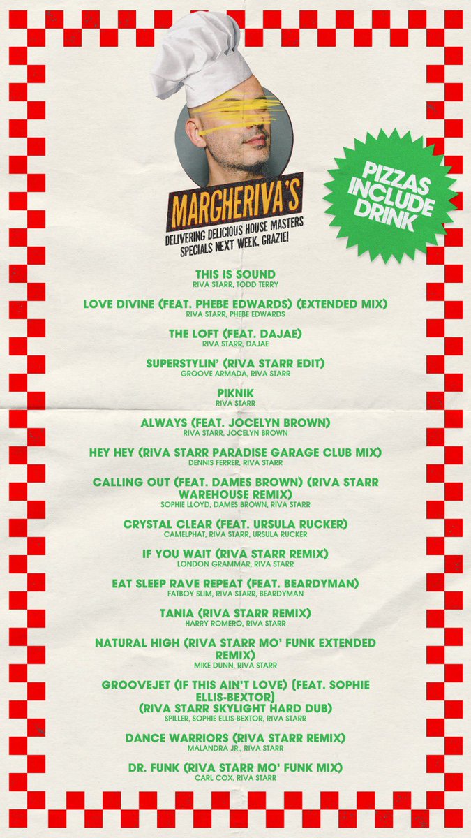 Did you check my House Masters menu’ yet 🤤🍕🪩🔊
Out now on all major platforms baby.

defected.lnk.to/HOMAS35D