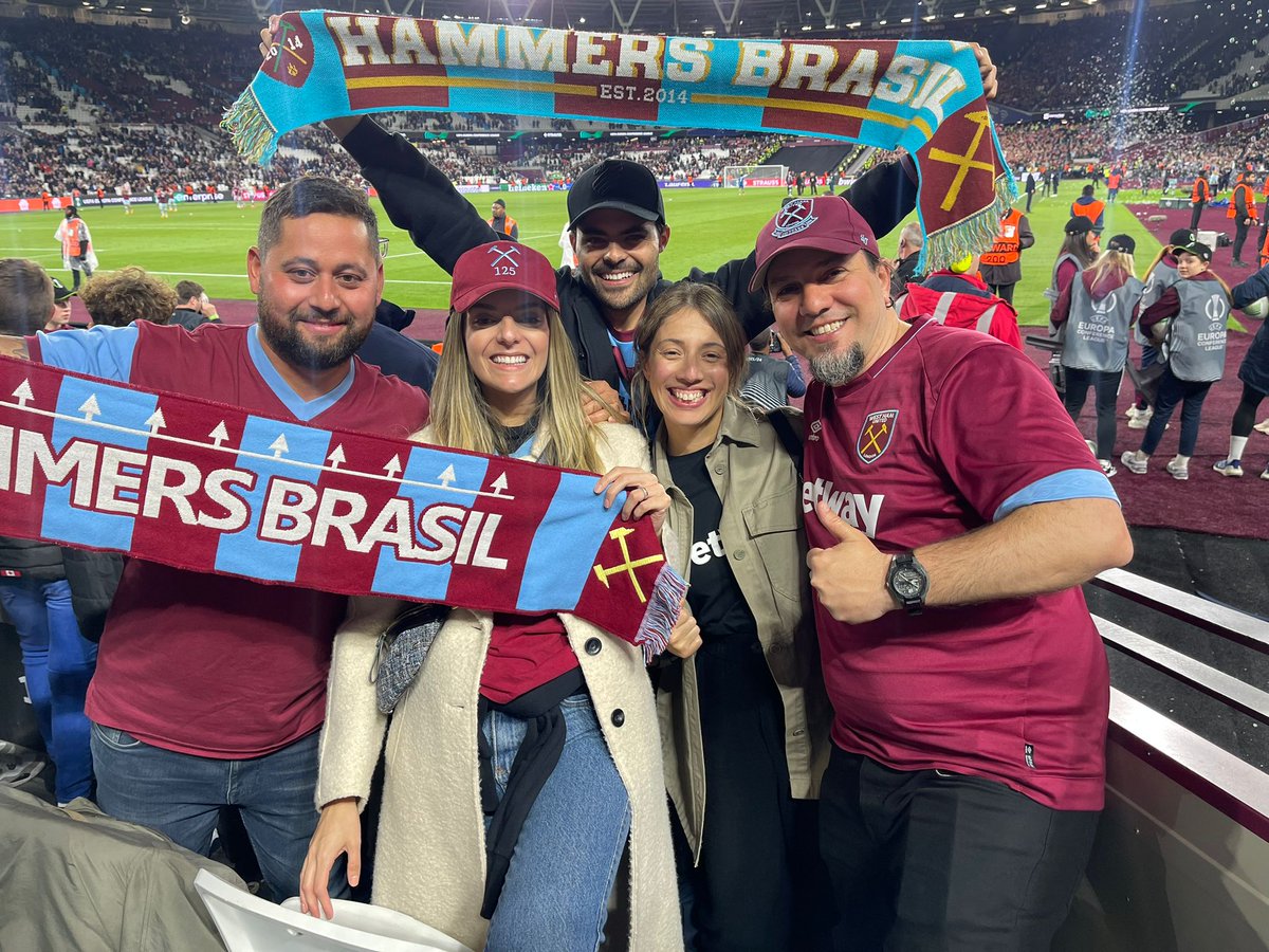 hammers_br's tweet photo. ‼️FIQUEM LIGADOS ‼️

A Hammers Brasil vai até Alkmaar acompanhar o segundo jogo da semi final da Conference League! 

Vamos mostrar toda a viagem, pré jogo, clima dos torcedores e tudo mais!

Curta e compartilhe este tuíte e nos ajude a mostrar essa experiência! 

#coyi #uecl https://t.co/0NKOJy18Od