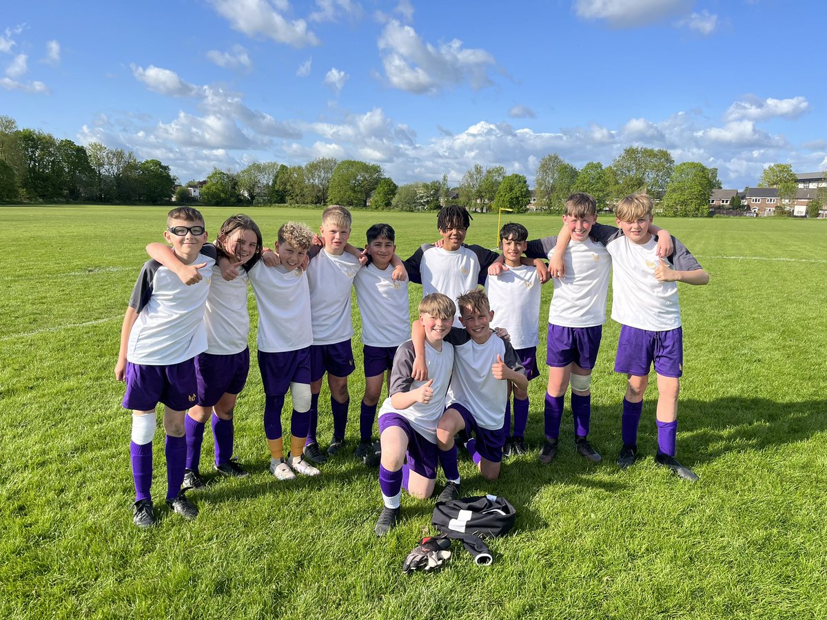 UnsworthAcademy's tweet photo. Well done to the Y7 football team on reaching the Bury cup final after an incredible game against @BuryGrammar We ran out 3-2 winners after ET, Riley scoring a goal worthy of settling any tie! 💪⚽️ https://t.co/FbBux5emgA