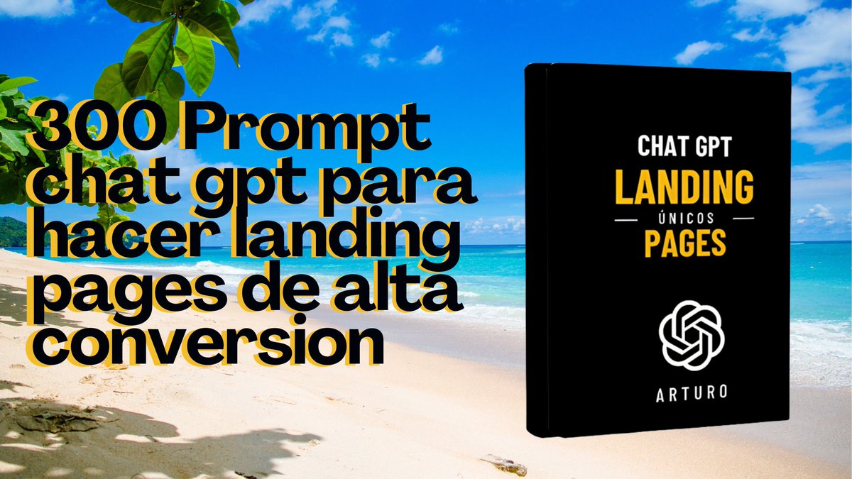 Creadores y escritores están haciendo $1,000,000 usando ChatGPT

He reunido las 300 mejores Chat GPT prompts para crear landing page

¡Gratis durante las próximas 24 horas!  Sigue RT &amp; comenta "300" y te lo enviaré por DM  (Debes estar siguiendo)🎁