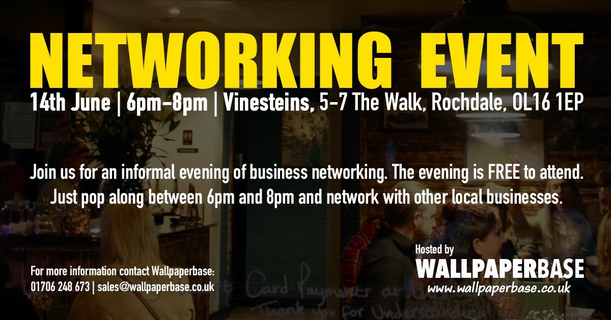 Come and network with other local businesses at Rochdales newest wine bar #rochdale #business #network