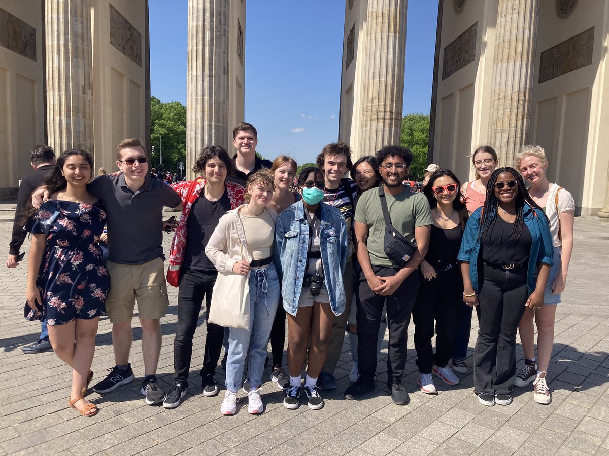 IU_Wells's tweet photo. @IU_Wells Freshmen @global_iu spent an intense weekend in Berlin, wandering through downtown Berlin &amp; listening to excellent guides at the House of the Wannsee-Konferenz @hausderwannsee1 &amp; the Wannsee villa of painter Max Liebermann @LiebermannVilla. https://t.co/UdVdyeEs5I