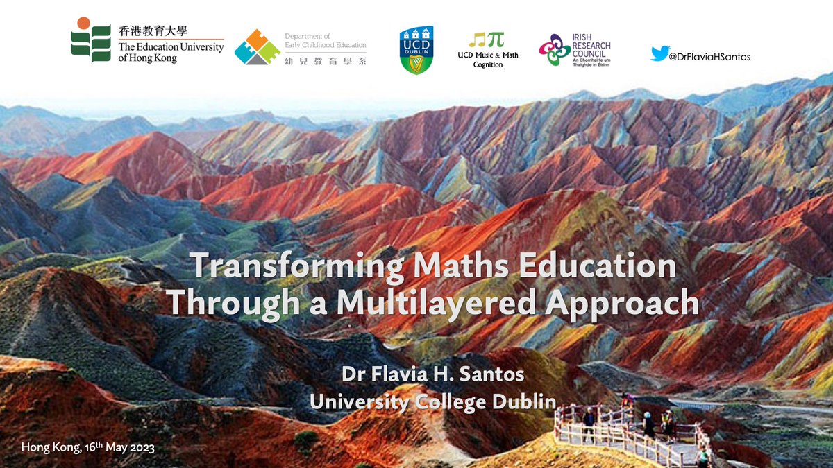 I am thrilled to be appointed as visiting scholar at The Education University of Hong Kong (EdUHK), Department of Early Education! ☘️   

Thanks Dr Jenny Yun-Chen Chan for this extraordinary invitation!  

Seminar: 16th May at 2-3pm #ArithmosProject
#EarlyMath #MathEd #GBL #EdUHK