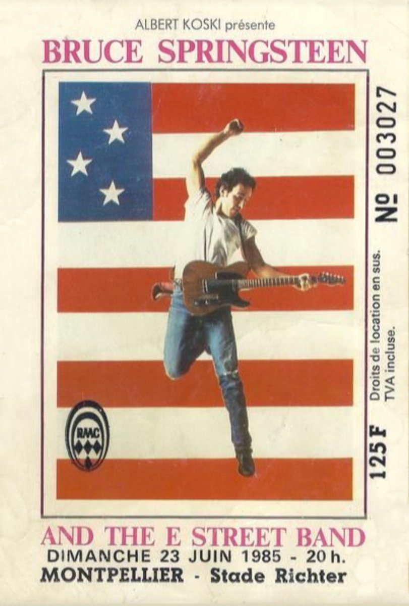 routezerosix's tweet image. Dimanche 23 juin 1985 - 20h - Stade Richter à Montpellier 🇺🇸

#Montpellier #springsteen #springsteenparis #Occitanie