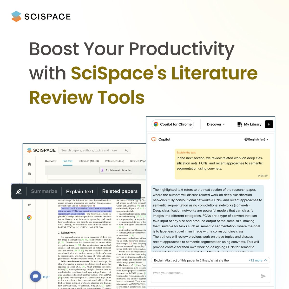 📚🔍 Figuring out an efficient literature review workflow can be daunting. But fear not, because SciSpace has got you covered! Let's explore how you can supercharge your literature review process with @scispace_. 🚀💡 bit.ly/3V6tlIx #AcademicTwitter #HigherEducation