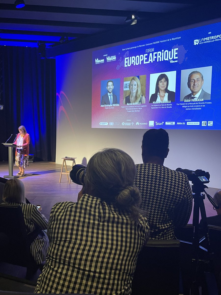 Au forum Europe Afrique au <a href="/Mucem/">Mucem</a> avec <a href="/MicheleRubirola/">Michèle Rubirola</a>