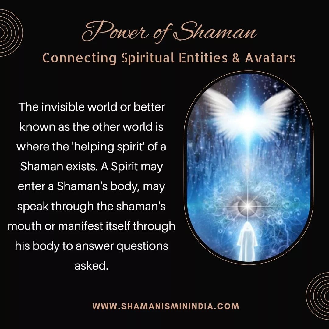 Shamanism_India's tweet image. shamanisminindia
 The invisible world or better known as the other world is where the 'helping spirit' of a Shaman exists. A Spirit may enter a Shaman's body, may speak through the shaman's mouth or manifest itself through his body to answer questions asked. #shamantools