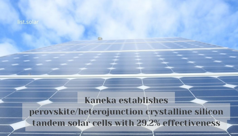 Kaneka establishes perovskite/heterojunction crystalline silicon tandem solar cells with 29.2% effectiveness
#solar #solartechnology #solarefficiency #solarcell #perovskite 
list.solar/news/kaneka-es…