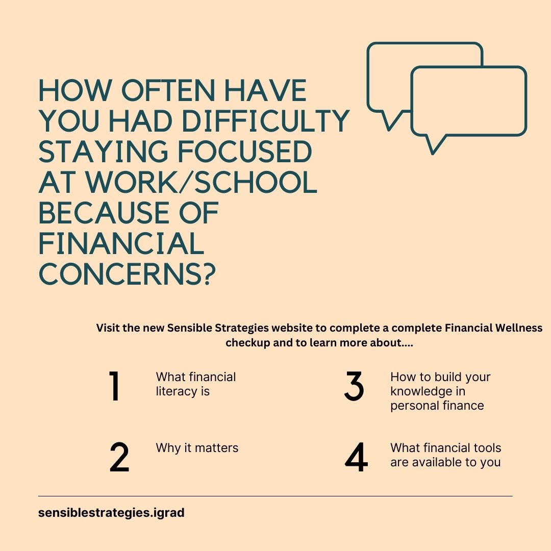 MWUSFS's tweet image. Find all the things you need to get started on your financial wellness journey through the Sensible Strategies iGrad Website!