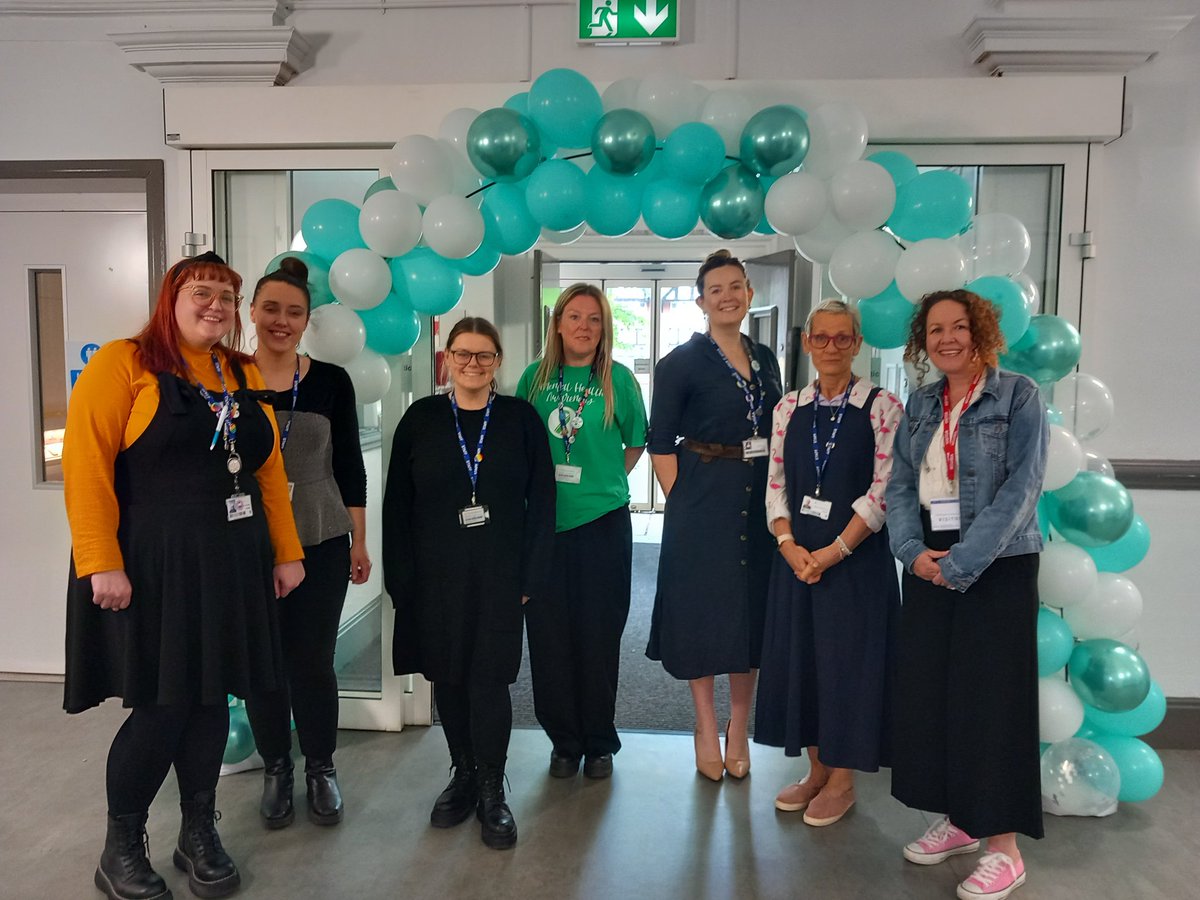 The amazing pastoral team from Salford City Colleges today @worsleycollege thanks for your time! Learning about how kooth.com and qwell.io can help students staff parents and carers with #mentalhealth #MentalHealthAwarenessWeek