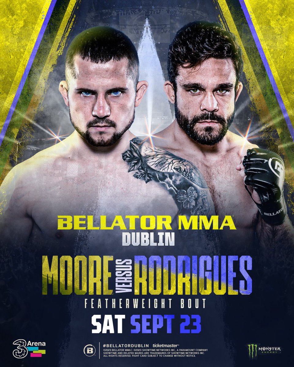 𝗡𝗘𝗪 𝗗𝘂𝗯𝗹𝗶𝗻 𝗳𝗶𝗴𝗵𝘁𝘀 𝗮𝗻𝗻𝗼𝘂𝗻𝗰𝗲𝗱 🇮🇪

2️⃣ big fights have been added to our upcoming fight night at the @3arenadublin on September 23rd. Who's joining us? 

🎟️ #BellatorDublin tickets on-sale now ▶️ bit.ly/BellatorDublin…