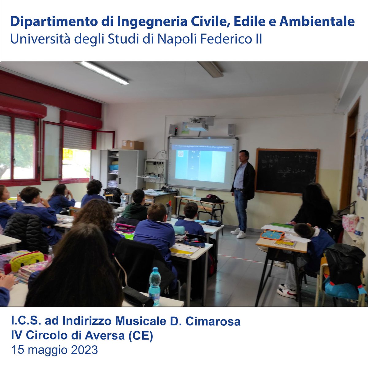 Incontro divulgativo con gli alunni dell’I.C.S. ad Indirizzo Musicale D. Cimarosa - IV Circolo di Aversa (CE)
