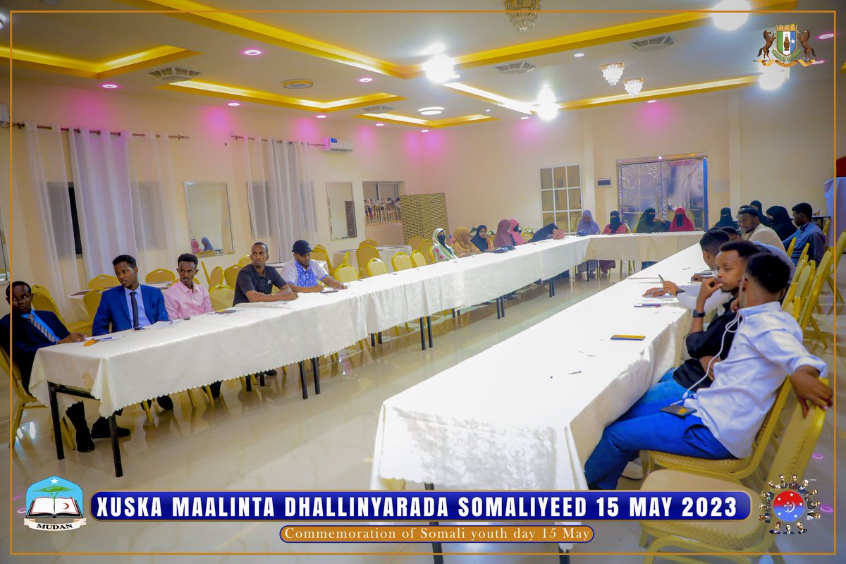 MUDAN_Network's tweet photo. Dallada dhalinyarada Mudan ayaa waxay mgalada garowe ku xusaysaa maalinta dhalinyarada soomaaliyeed ee 15 May iyada oo gacan ka helaysa @UNSomalia.
#SYLDAY2023
#Dhulwaadhalinyaro
#WAAMARKEENII https://t.co/9GSAx4N1TG