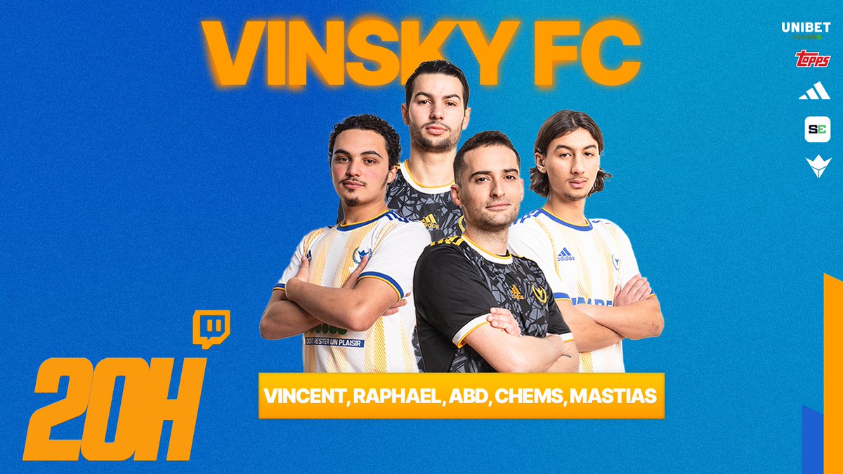 VinskyFC's tweet photo. 😎Rendez-vous dans 15 minutes pour le VinskyShow !!!

#VinskyShow https://t.co/htNAuv7VA4