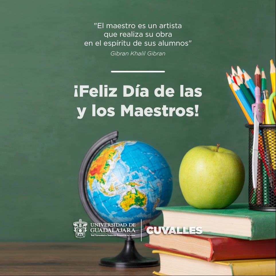 Gracias a las y los maestros del #CUValles por su dedicación y compromiso en la formación de nuestros estudiantes.

¡Feliz Día!