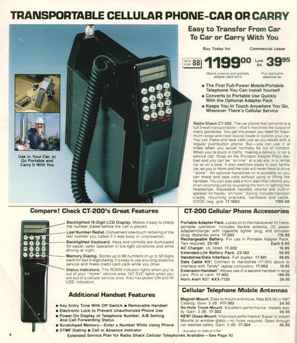 1988  Radio Shack  CT-200