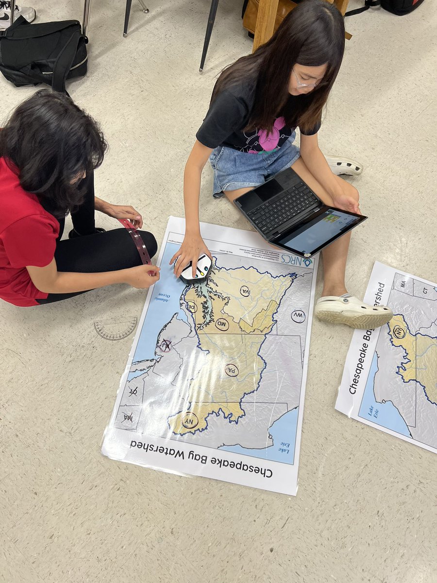 Integrating iRobots into our class time to map out the Chesapeake Bay is so much fun!! The students loved getting to measure and try it out. #futurescientists 
<a href="/SterlingMiddle1/">Sterling MS</a>