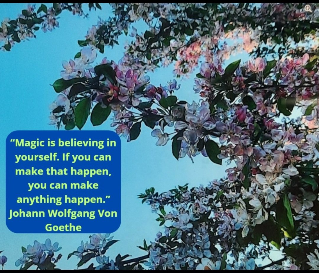 manjindermanu2's tweet image. “Magic is believing in yourself. If you can make that happen, you can make anything happen.” —Johann Wolfgang Von Goethe

 #manjindermanu #positiveenergy #believeinyourselfchallenge #mindsetmatters #momlife #improveyourability #educateyourself #viralpost  #makegoodmemories