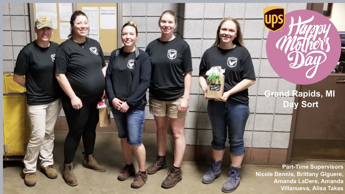 Happy Mother’s Day! Love this group! GRAMI Day Moms! #UPS