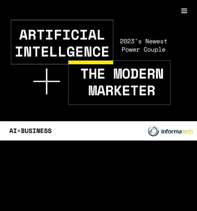 What role will AI play in privacy tech and a cookieless future? I tackled this question for @InformaTechHQ  in their guide to AI &amp; the Modern Marketer...

view.ceros.com/applied-intell…