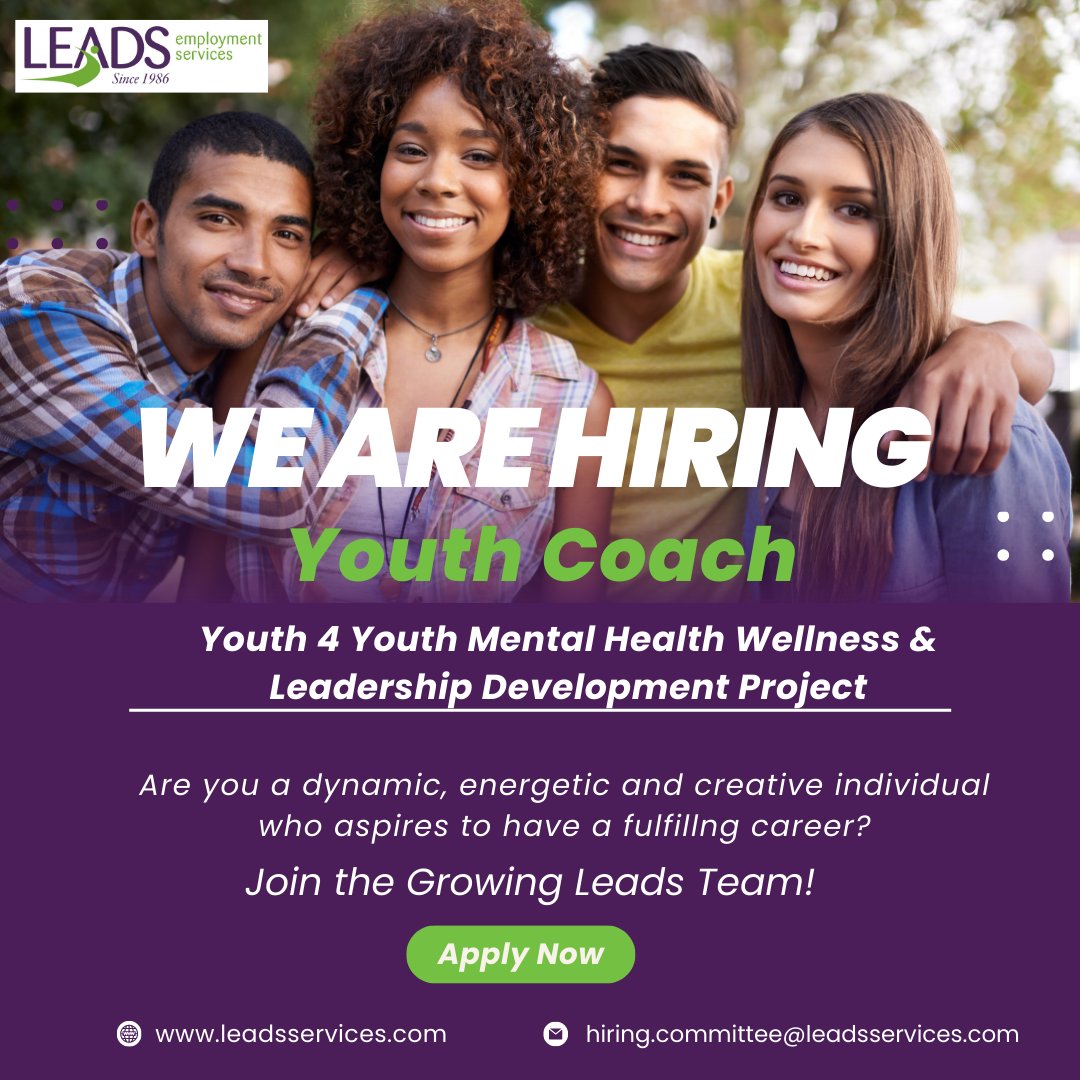 The Youth Coach is open to applying now! Full-time (35 hours per week) position available in London, Middlesex, and area!
🥰 #youthcoach #employmentservices #jobopportunities #gethired #ldnont