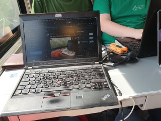 patekvpatek's tweet photo. Tým Pátek je po pár letech opět na cestě na #atthack. Trénujeme práci s otevřenými daty na "otevřených" datech našeho vlaku. https://t.co/qCphuN38FT